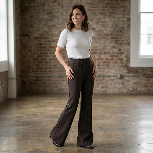 Wide Leg Downtown Trouser