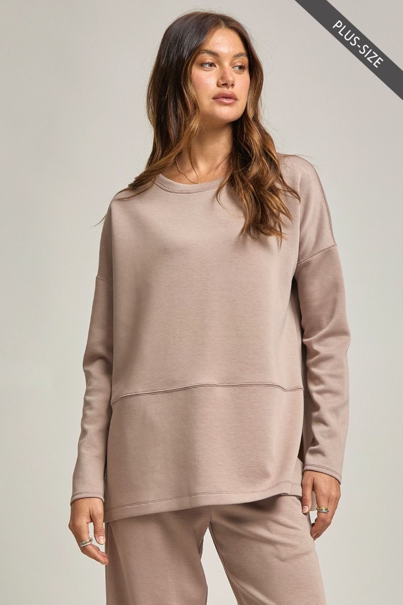 Dear Scarlett Greece Travel Set Cappuccino Plus Size - clothing