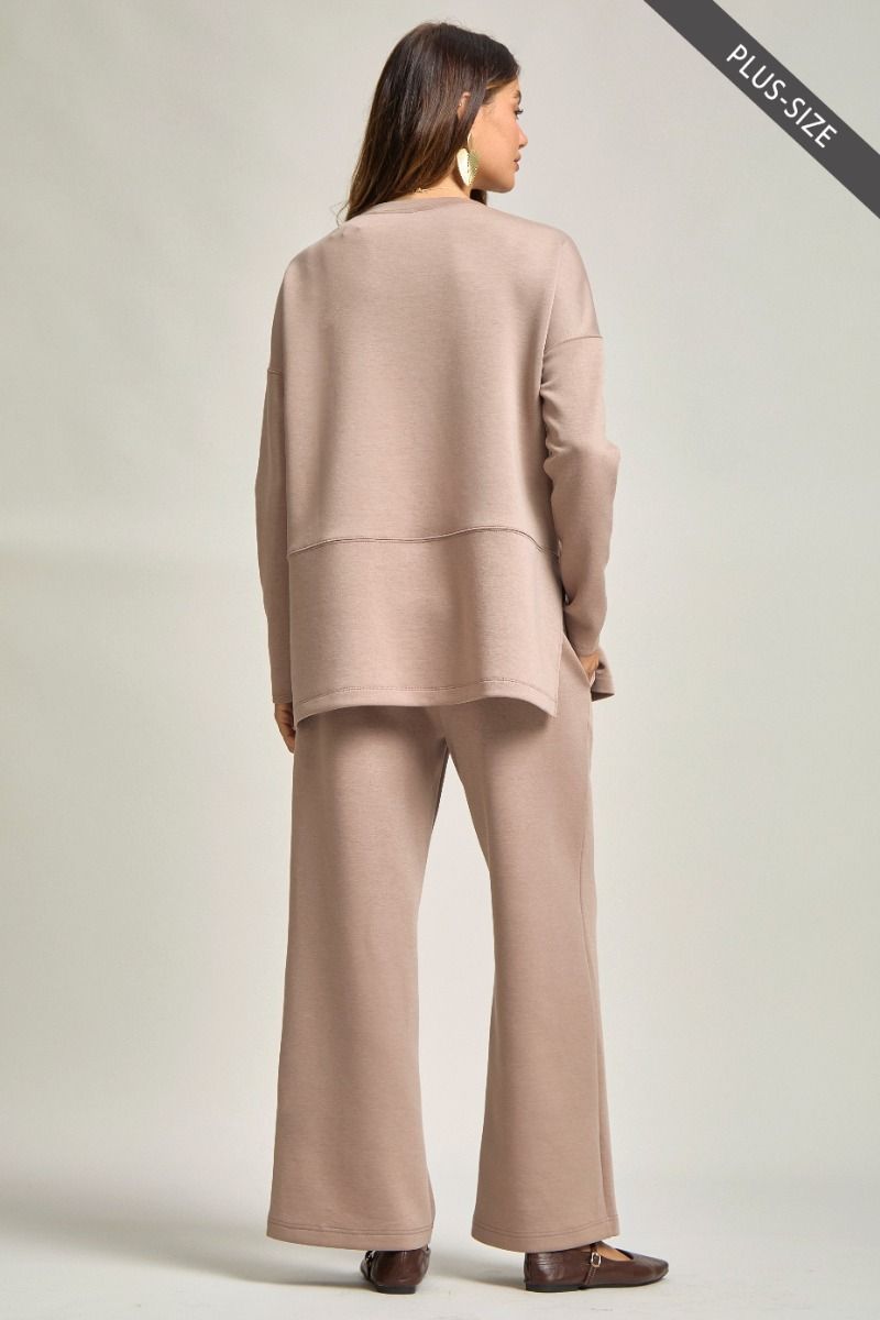 Dear Scarlett Greece Travel Set Cappuccino Plus Size - clothing