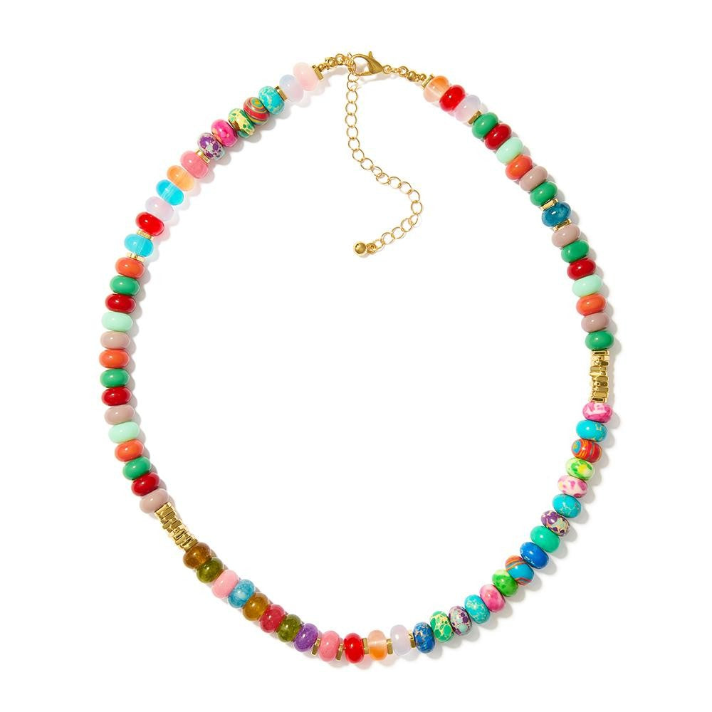 Beaded Necklace Multi