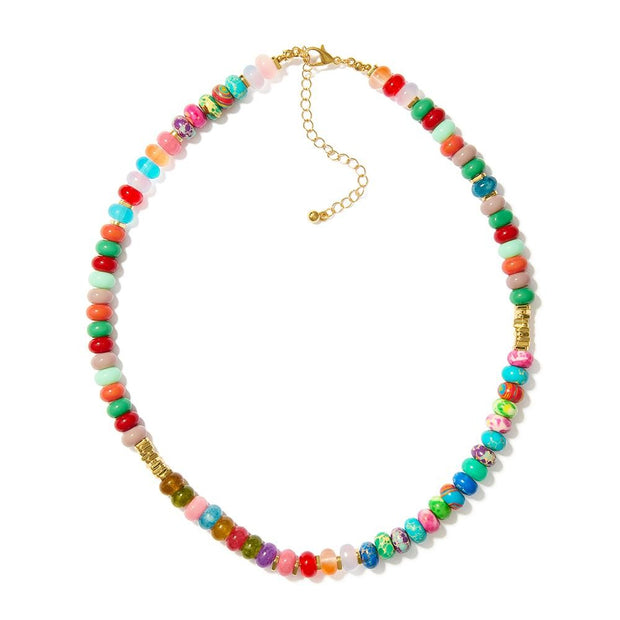 Beaded Necklace Multi