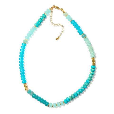 Beaded Necklace Turquoise