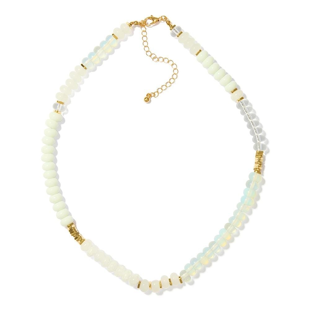 House of Trendz Boutique jewelry Beaded Necklace White