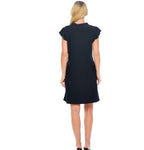 House of Trendz Boutique clothing Ruffle Sleeve Resort Dress (Black)