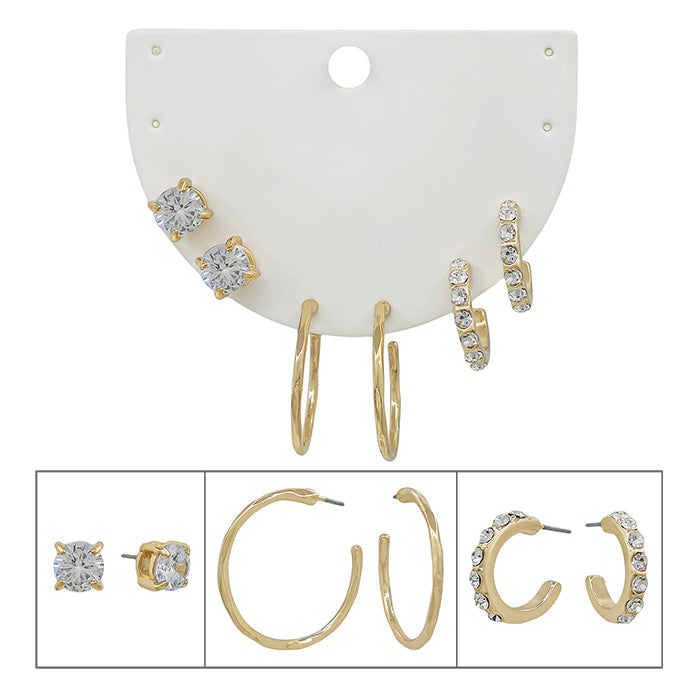 Hoops & Studs Earring Wardrobe - jewelry