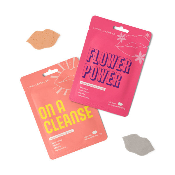 Lemon Lavender "Detox & Hydrate" Pucker Up Hydrogel Lip Mask