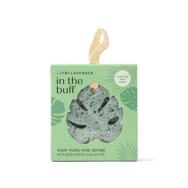 Lemon Lavender Accessories Lemon Lavender In the Buff Sudsy Soap Sponge (Aloe Vera)