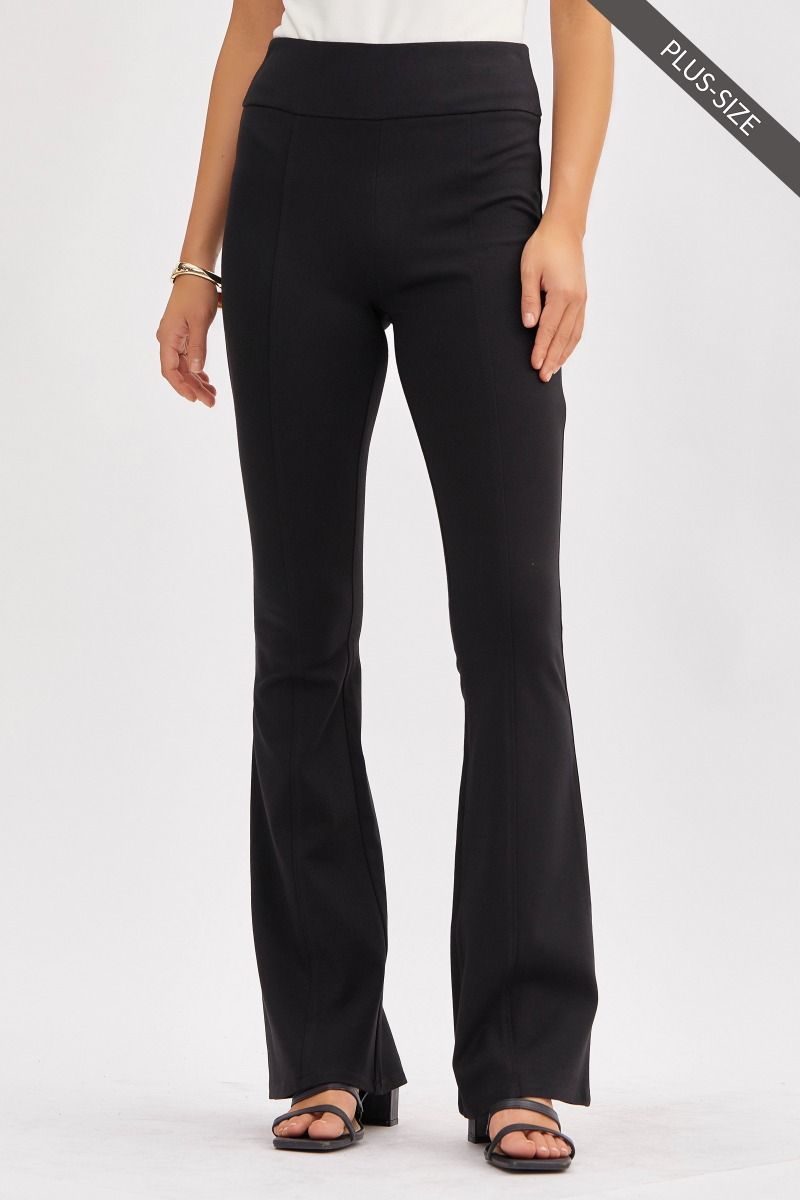 Dear Scarlett MDS Flair Pant BLACK (Reg & Plus) - Small - clothing