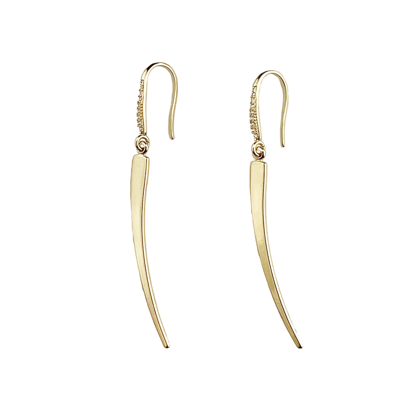 Crystal Spike Earring - jewelry