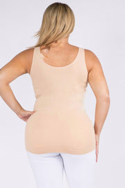 Bra Friendly Smoothing Tank Top (Nude)