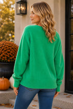 Aryeh clothing Soft Button Front Cardigan Sweater - Kelly Green