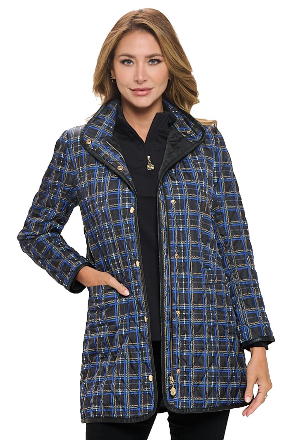 Aryeh clothing Uptown Plaid Utility Jacket