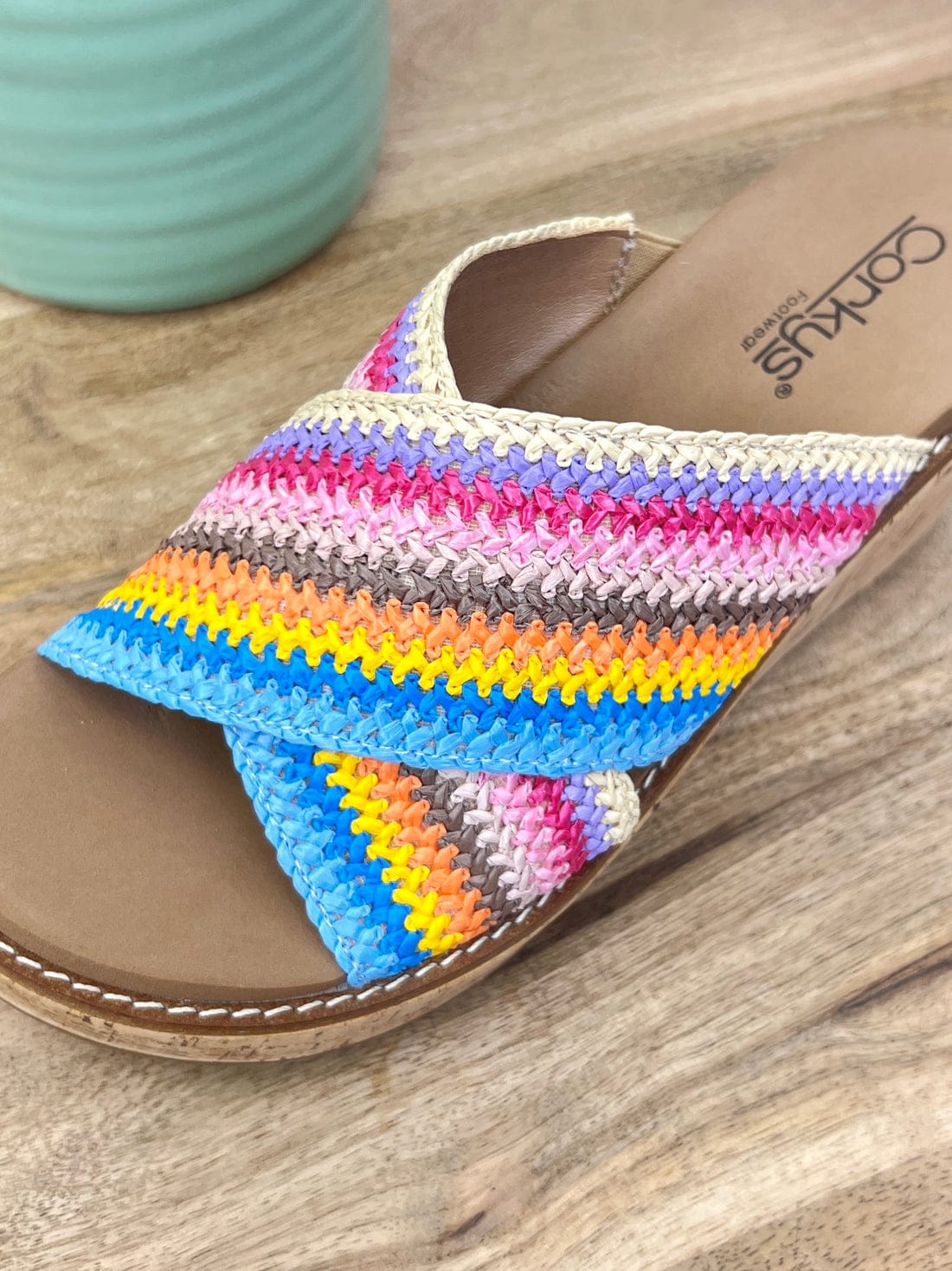 Corky's Accessories Corky's Peace Out Wedge Sandal
