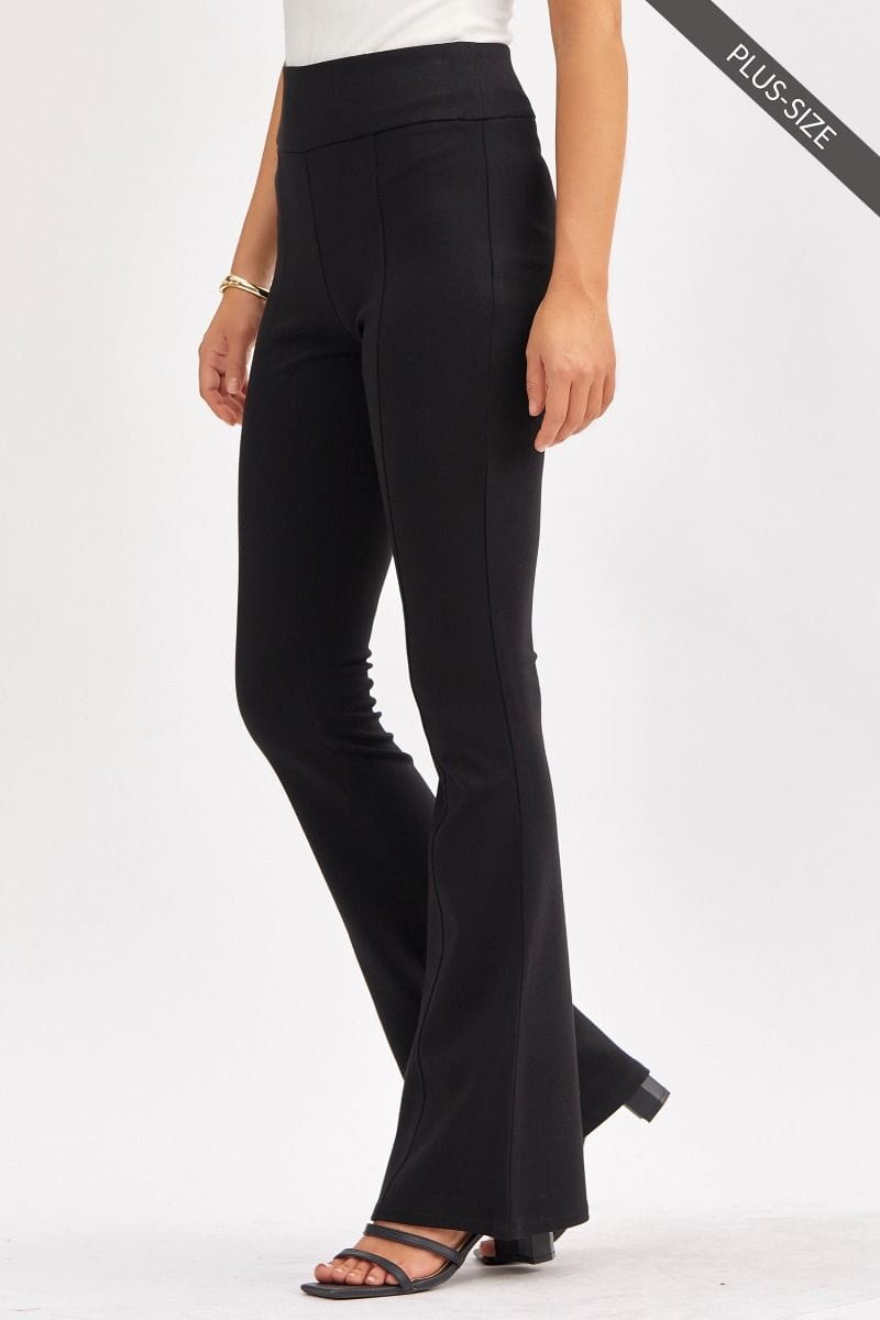 Dear Scarlett clothing Dear Scarlett MDS Flair Pant BLACK (Reg & Plus)
