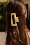 House of Trendz Accessories Hair Clip XLarge Creme Marbled