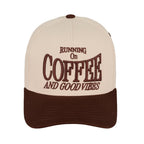 House of Trendz Accessories Morning Coffee Vibes Embroidered Trucker Cap Mocha