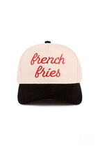 House of Trendz Boutique Accessories French Fries Adjustable Ball Cap Black Brim