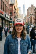 House of Trendz Boutique Accessories French Fries Adjustable Ball Cap Red Brim