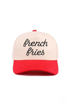 House of Trendz Boutique Accessories French Fries Adjustable Ball Cap Red Brim
