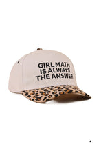 House of Trendz Boutique Accessories Girl Math Is Always the Answer Leopard Brim Ball Cap