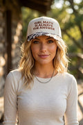 House of Trendz Boutique Accessories Girl Math Is Always the Answer Leopard Brim Ball Cap