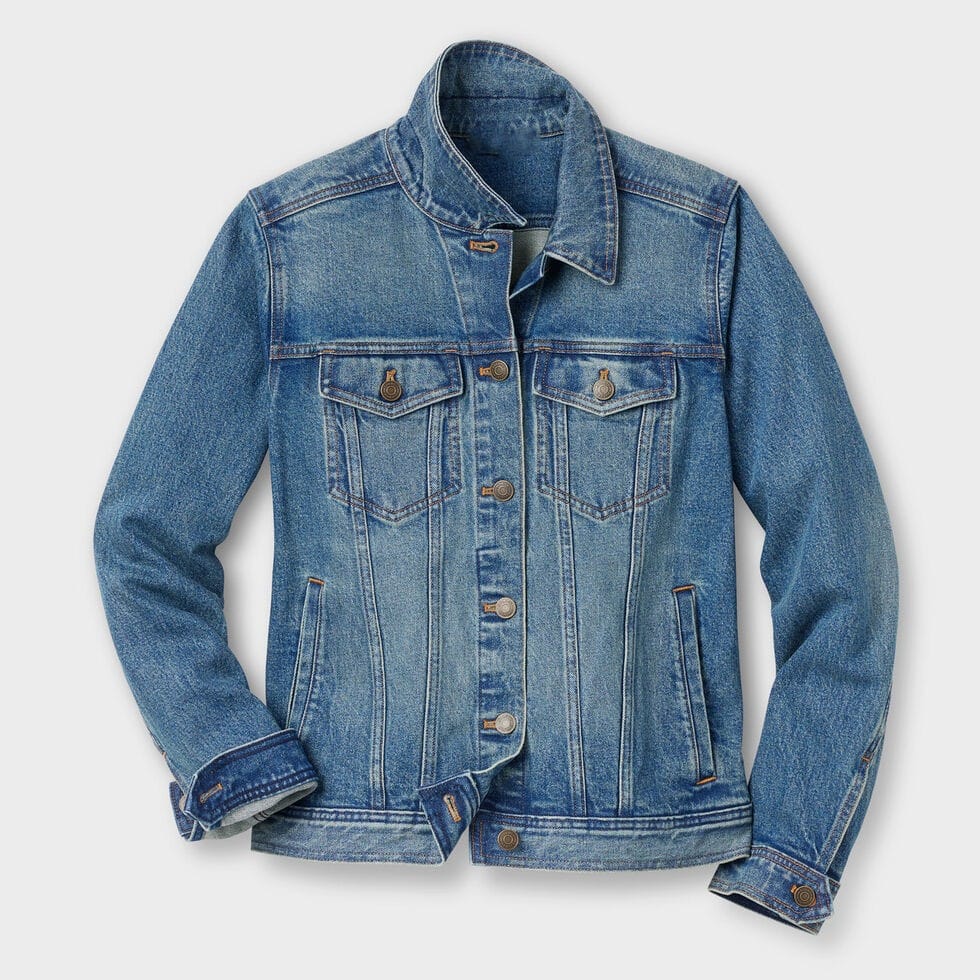 House of Trendz Boutique clothing The Essential Mid-Wash Denim Jacket