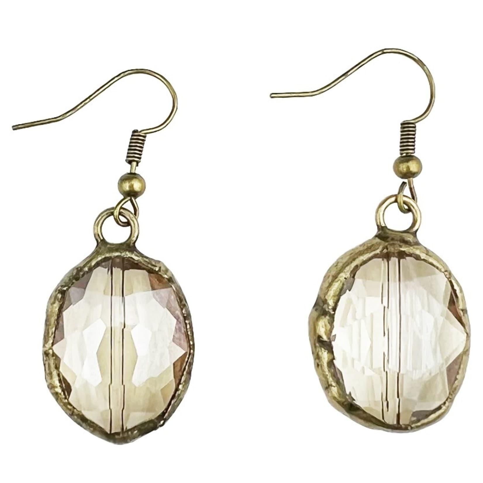 House of Trendz Boutique Earrings Boho Collection Crystal Drop Earring