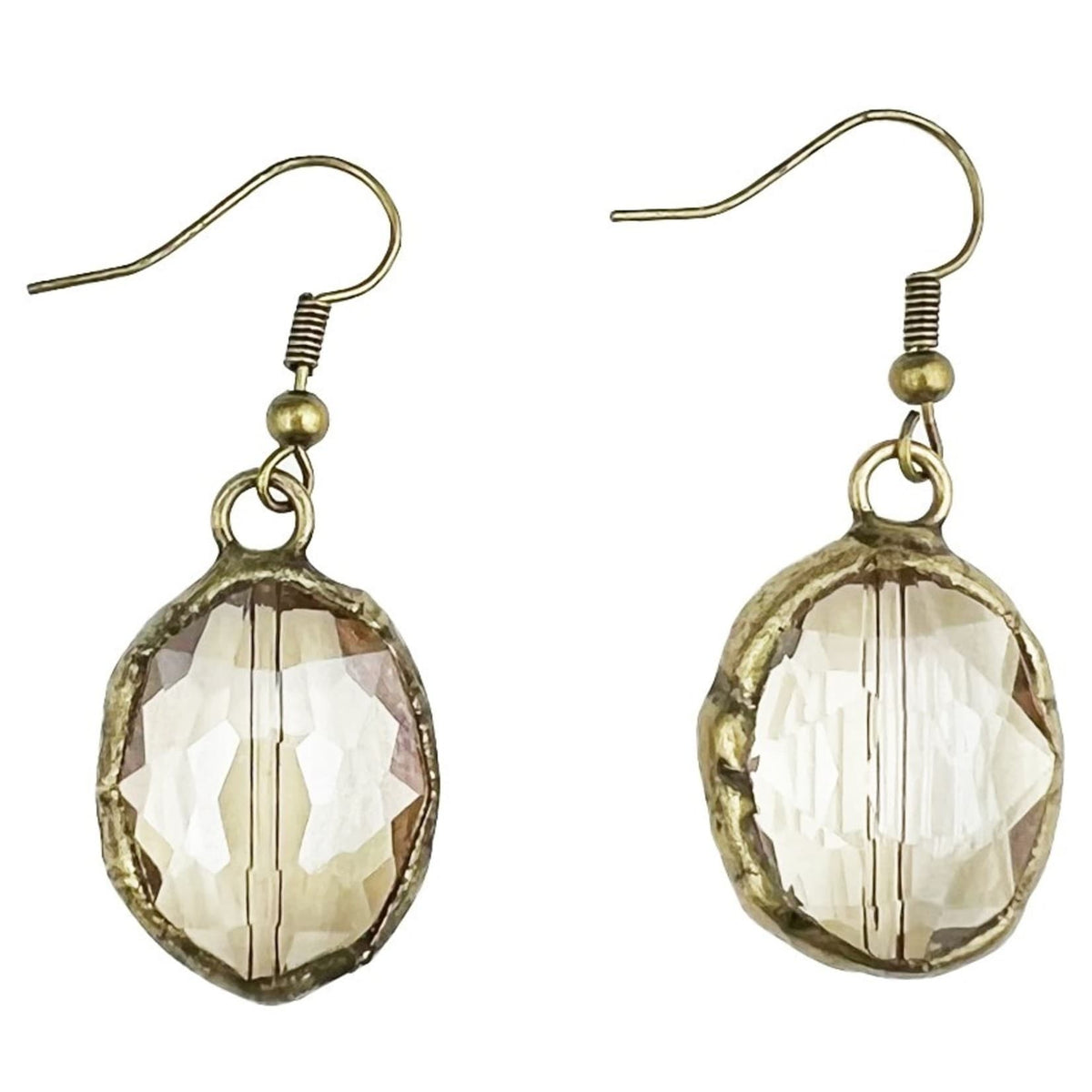 House of Trendz Boutique Earrings Boho Collection Crystal Drop Earring