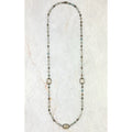 House of Trendz Boutique jewelry Boho Collection Emerald Cut Crystal Necklace