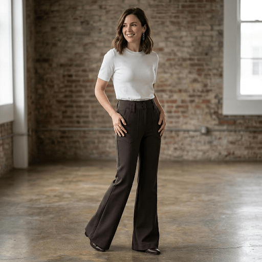 House of Trendz clothing Wide Leg Downtown Trouser