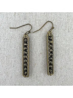 House of Trendz jewelry Boho Collection Pyrite Earring