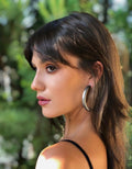 House of Trendz jewelry Hematite Brushed Matte XL Hoop
