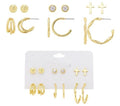 House of Trendz jewelry Hoops & Studs Earring Wardrobe Set