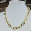 House of Trendz jewelry Water Resistant Gold Plated Link Chain Necklace