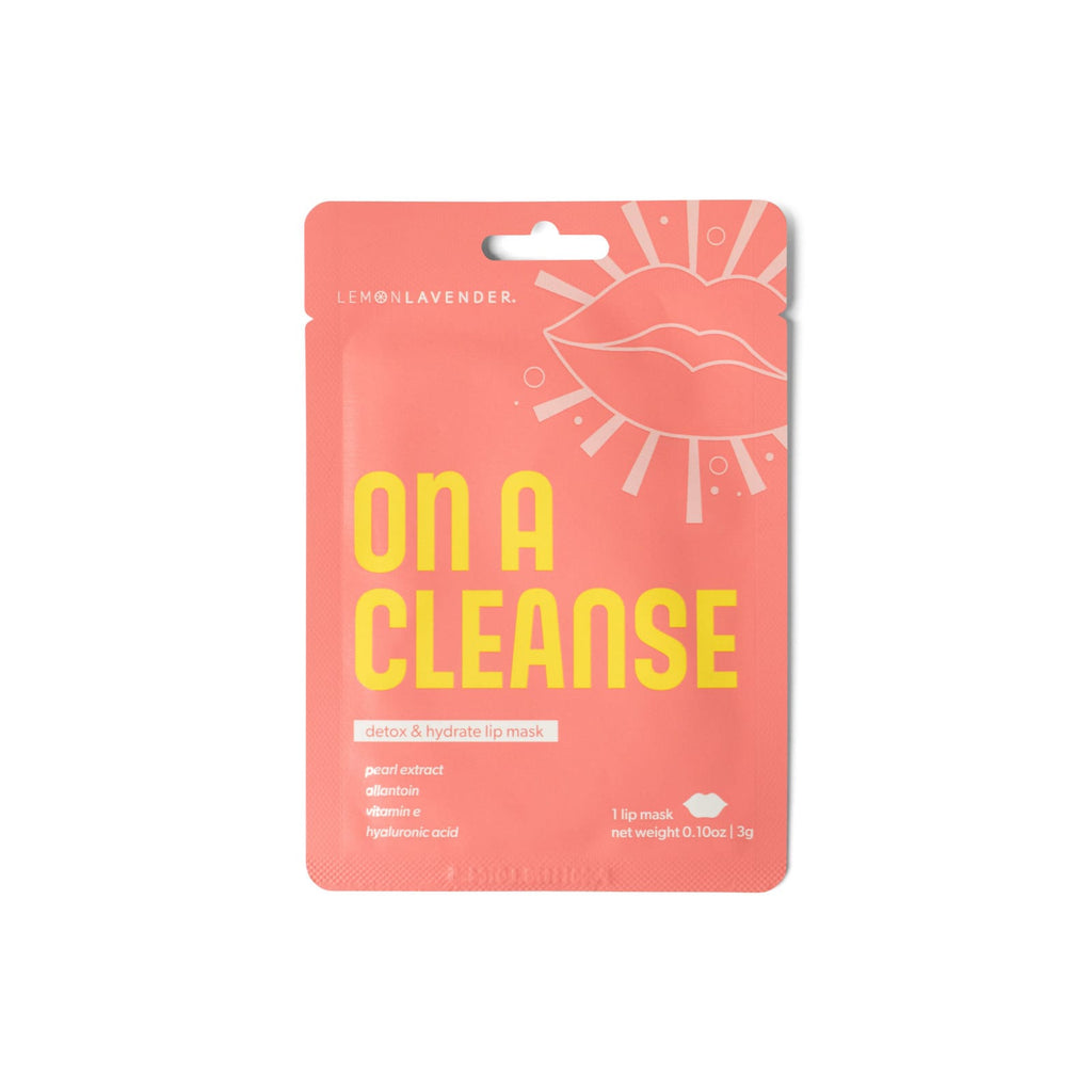 Lemon Lavender Accessories Lemon Lavender "Detox & Hydrate" Pucker Up Hydrogel Lip Mask