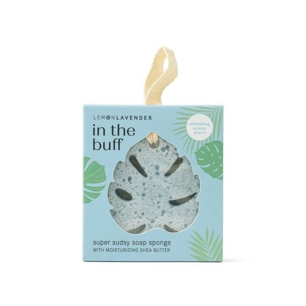Lemon Lavender Accessories Lemon Lavender In the Buff Sudsy Soap Sponge (Ocean Scent)