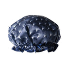 Lemon Lavender Accessories Lemon Lavender Not Your Grandma's Shower Cap (Blue Art Deco)