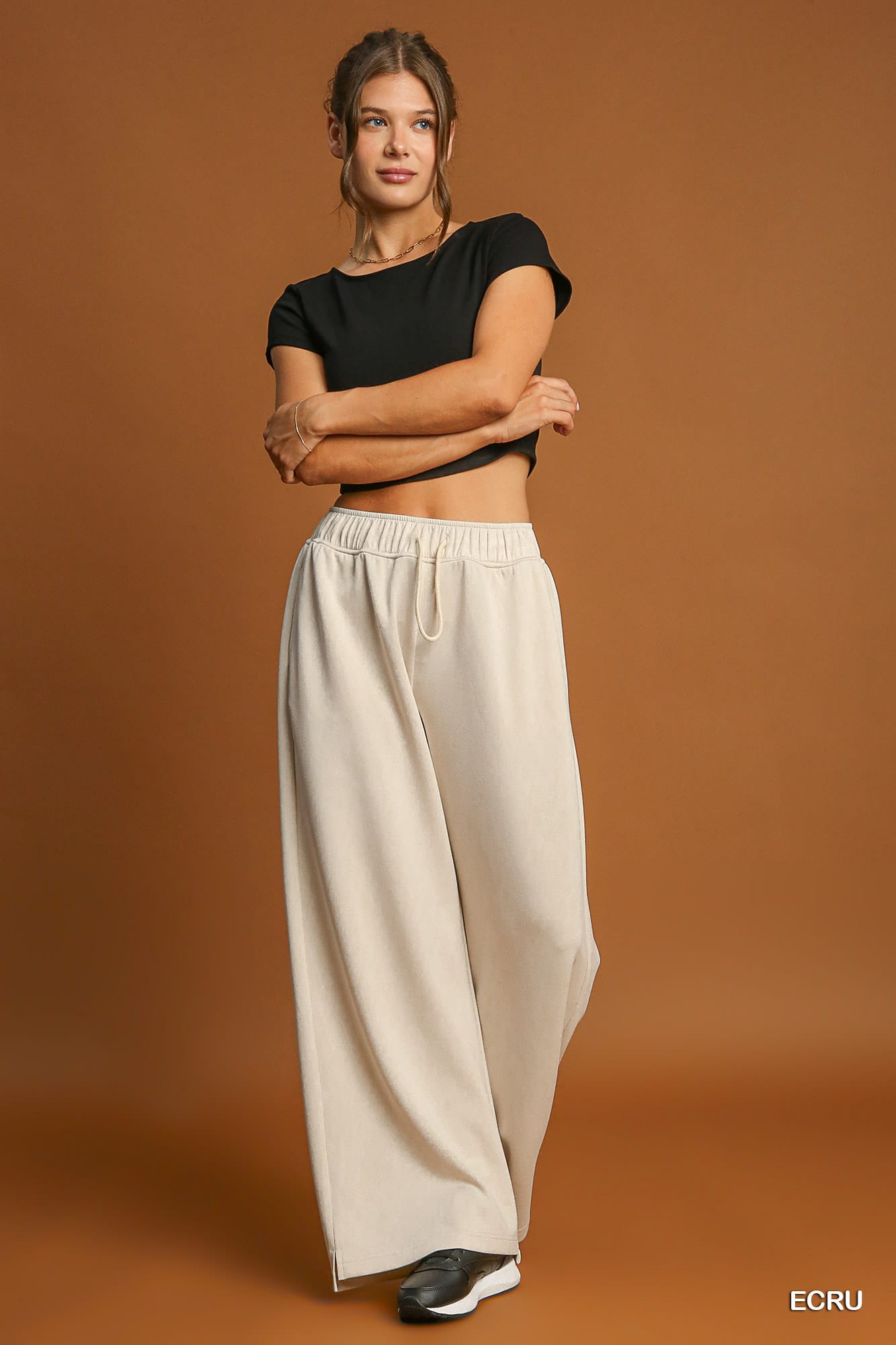 Umgee clothing Soft Knit Wide Leg Pant