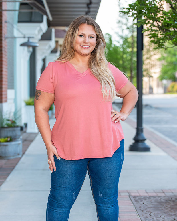 Fab Fit Basic Short Sleeve (Marsala)